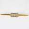 Broche Broche ancienne en or jaune, platine et diamants 58 Facettes
