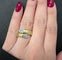 Bague 54 Bague victorienne ancienne sertie de diamants de 2,60 carats provenant de vieilles mines 58 Facettes