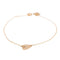 Bracelet Ginette NY Bracelet Coeur Angèle mini heart Or rose 58 Facettes 2678590CN