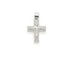 Pendentif Pendentif croix en or blanc avec diamants 58 Facettes 13403