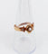 Bague 56.5 Bague antique or rose perles sertis étoilés 58 Facettes A05703