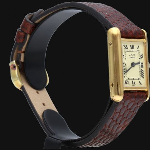 Montre Cartier Montre Tank Vermeil 58 Facettes MT43319