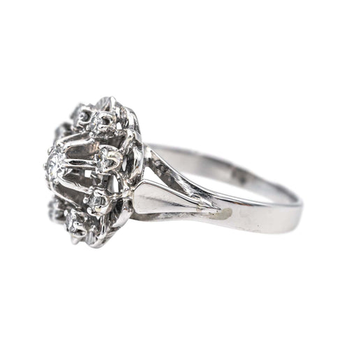 Bague 50 Bague  Or blanc Diamant 58 Facettes 4033249CN