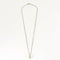 Collier Collier solitaire or blanc et diamant 58 Facettes B240203