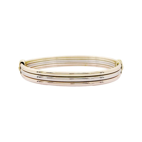 Bracelet Bracelet CARTIER, « Vétéran » 3 tons d'or. 58 Facettes 35148