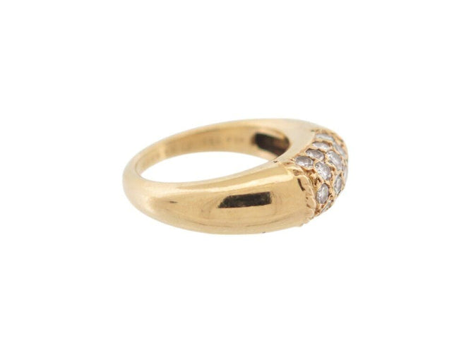 Bague 49 bague VAN CLEEF & ARPELS philippine t49 sertie diamants 0.54ct or jaune 18k 58 Facettes 268619