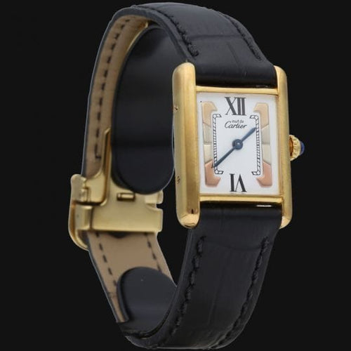 Montre Cartier Montre Tank Vermeil 58 Facettes MT43340