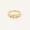 Bague 56,5 Bague jarretière or jaune et diamants 58 Facettes B250218