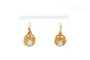 Boucles d'oreilles Boucles d'oreilles en or jaune serties d'opales et de perles 58 Facettes 22209