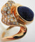 Bague Piaget en or jaune et Lapis lazuli