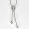 Collier Sautoir en or blanc et diamants 58 Facettes RAM3261X3