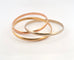 Bracelet Cartier Trinity grand modèle 3 ors