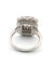 Bague 52 Bague en or blanc avec diamants baguette et brillants 58 Facettes