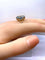 Bague 54 Bague en or jaune 18 carats et aigue marine 58 Facettes AB518