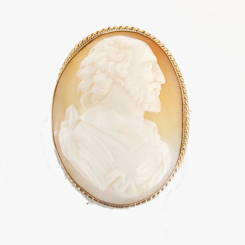 Broche Broche camée « shakespeare », 19è, anglaise, or et coquillage 58 Facettes 89