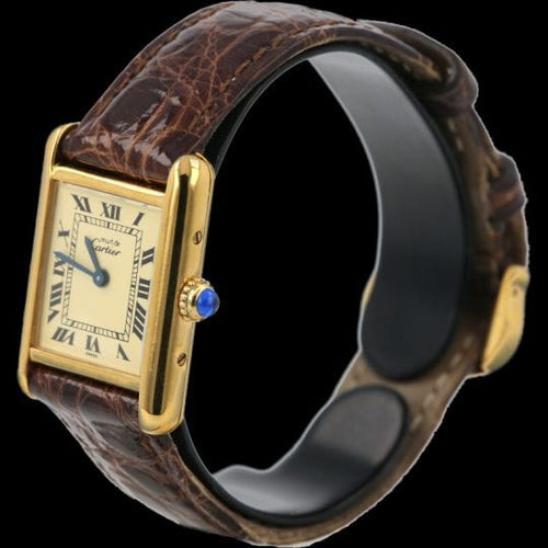 Montre Cartier Montre Tank Vermeil 58 Facettes MT42588