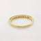 Bague 51 Bague en or jaune et diamants 58 Facettes