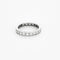 Bague 53 Alliance tour complet platine et diamants 58 Facettes ENG10229