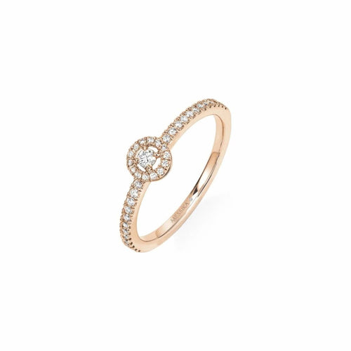 Bague 49 MESSIKA - Bague JOY XS or rose 58 Facettes