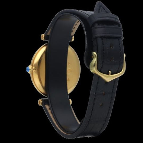 Montre Cartier Montre Must De Cartier Vermeil 58 Facettes MT44772