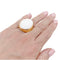 Bague 52 Bague Pomellato "Victoria" or jaune, cacholong. 58 Facettes 33869