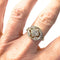 Bague 52 Bague ancienne de style Art déco des années 1930, en or 18 carats et diamants. 58 Facettes Q353B