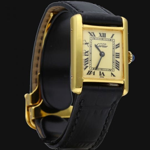 Montre Cartier Montre Tank Vermeil 58 Facettes MT42986