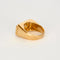 Bague 58.5 Bague Tank or blanc et jaune et diamant 58 Facettes 250018