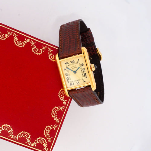 Cartier Tank Must - Lemon roman dial - SM