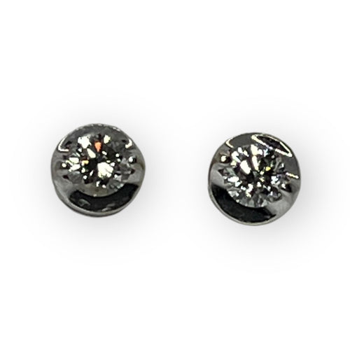 Boucles d'oreilles Boucles d'oreilles or blanc et diamants 58 Facettes 149052062