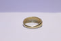 Bague Or jaune texturée