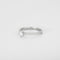 Bague 54 Solitaire or blanc avec diamants 58 Facettes 3121192