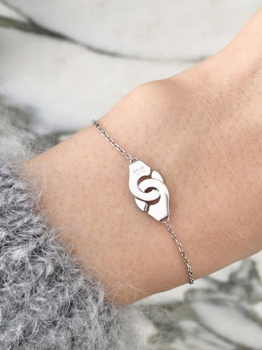 Bracelet DINH VAN Bracelet menottes en or blanc 18K 58 Facettes
