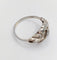 Bague Art Déco or blanc, diamant et monture géométrique 58 Facettes A05884