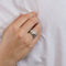 Bague 54 Bague or blanc pavage diamants 58 Facettes 3131232
