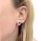 Boucles d'oreilles Boucles d'oreilles saphirs, diamants, or blanc. 58 Facettes 34264