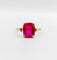 Bague 54.5 Bague cocktail Art Déco or jaune, rubis synthétique 58 Facettes A06308