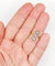 Bague 51 Bague toi et moi antique or jaune, diamants, monture à enroulement (circa 1900) 58 Facettes A05284