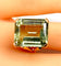 Bague en or jaune et béryl vert 20 carats