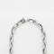 Collier Collier or blanc maille forçat 58 Facettes LP759