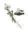 Broche Broche sabre en argent émeraudes perles 58 Facettes AB360