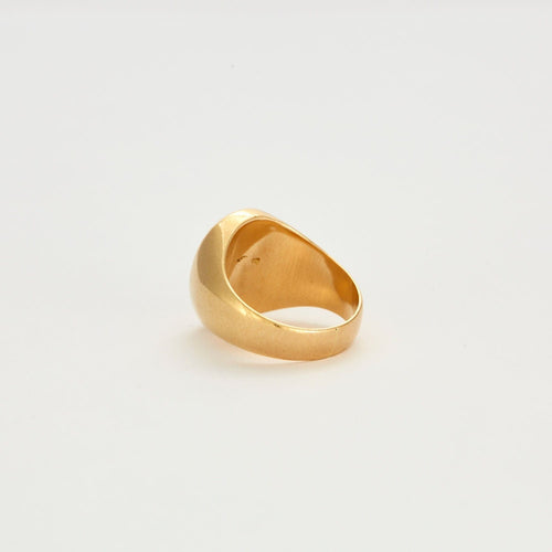 Bague 49 Chevalière à décor d'armoiries 58 Facettes
