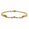 Gourmette Prestige or jaune et pierres fines 58 Facettes LP972/9