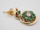 Boucles d'oreilles Boucles d'oreille émeraude marguerite 58 Facettes