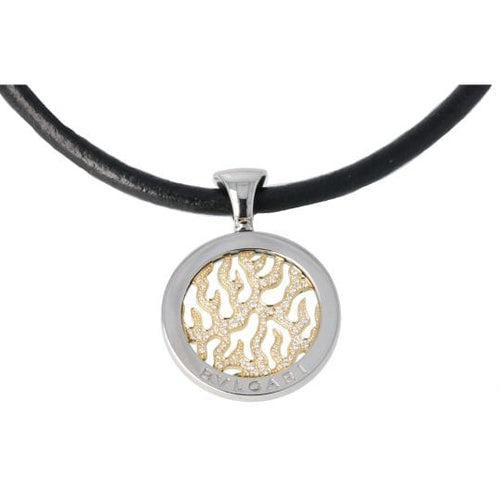 Collier Bvlgari Tondo Fire Pendetif 58 Facettes 3570