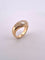 Bague 56 Bague ondulée en or jaune, diamants 58 Facettes