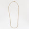 Collier Chaîne en or jaune 18K à petite maille forçat 58 Facettes CHA5342-1