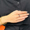 Bague Bague en or jaune avec spinelle naturelle ovale violette 58 Facettes 2504088