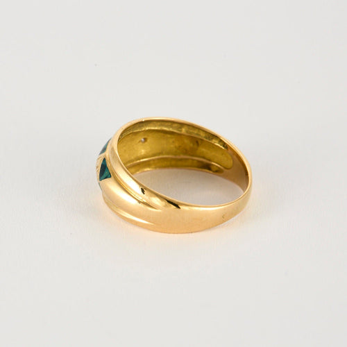 Bague 54.5 Bague or jaune 58 Facettes 2086301