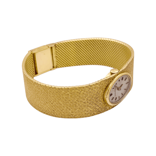 Montre Jaeger-Lecoultre or jaune.